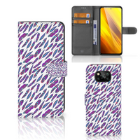 Xiaomi Poco X3 | Poco X3 Pro Telefoon Hoesje Feathers Color - thumbnail