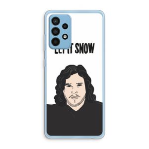 Let It Snow: Samsung Galaxy A52 Transparant Hoesje