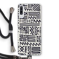 Marrakech print: Samsung Galaxy A70 Transparant Hoesje met koord