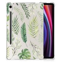 Samsung Galaxy Tab S9 | Siliconen hoesje | Leaves