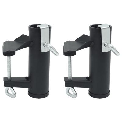VidaXL Parasolklemmen voor balkon 2 st 25-38 mm staal