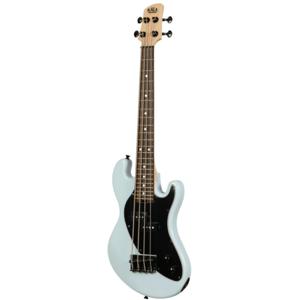 Kala Solid Body 4-String Fretted U-Bass Powder Blue elektrische basgitaar met gigbag