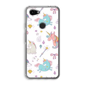 Fantasiewereld: Google Pixel 3a Transparant Hoesje