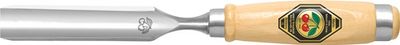 Kirschen Holbeitel | snedeb. 30mm + 2 stalen klemgereedsch. | heft van wit beukenhout Ulm vorm | 1 stuk - 1431030 1431030