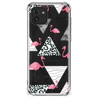 Samsung Galaxy A03 Case Anti-shock Flamingo Triangle