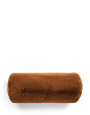 Essenza Essenza Furry Neckroll Leather brown