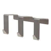 Tiger Rack Basic Deurhaak 40 mm RVS Geborsteld