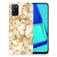 OPPO A52 | A72 | TPU | Siliconen hoesje | Marmer Goud