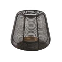 PTMD windlicht jaden s zwart 25 cm | 2 stuks