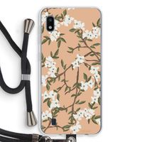 Blossoming spring: Samsung Galaxy A10 Transparant Hoesje met koord