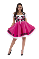 Mini dirndl zwart roze