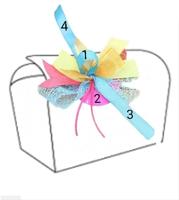 Bonbon doosjes - Chocolade doosje - Service opzetten kubus (min. 480 stuks) - 24 stuks