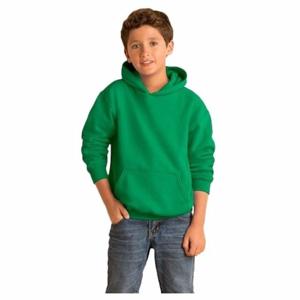 Gildan sweater met capuchon - groen - voor kinderen - kinderkleding