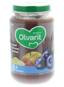 Olvarit Appel banaan bosbes 8M58 (200 gr)