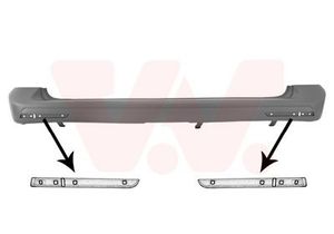 ACHTERBUMPER Grijs model tot 5/2012-5/2013 5897540