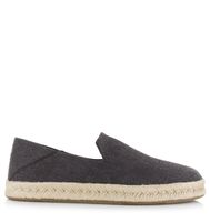 TOMS Santiago espadrille Zwart Katoen Espadrilles Heren