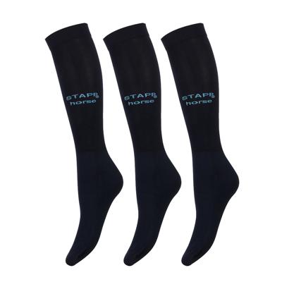 STAPP Horse Paardrijsokken Ultra Fine 3-pack Marine-35/42