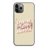 Pizza is the answer: iPhone 11 Pro Transparant Hoesje