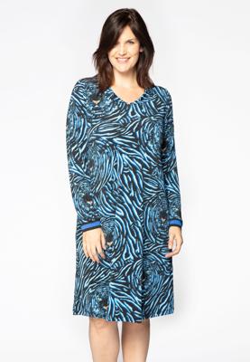 Yoek Dress | Blauw | Maat 58/60