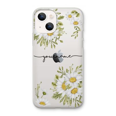 Daisies: iPhone 13 mini Transparant Hoesje