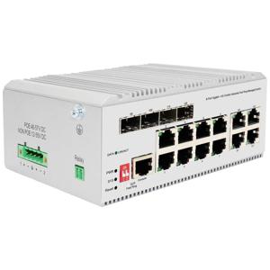 Digitus DN-651145 Industrial Ethernet Switch 8 + 4 poorten 10 / 100 / 1000 MBit/s