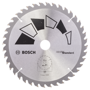 Bosch Accessoires Cirkelzaagblad Basic 205X22X24/18/16,T40 - 2609256822