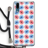 Klaproosjes: Huawei P20 Transparant Hoesje met koord