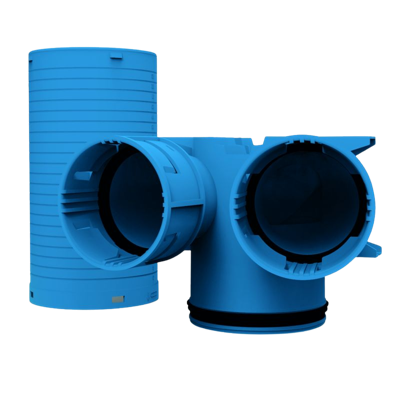 Vent-axia Uniflexplus+ Ventielcollector Voor 2x Ø90mm