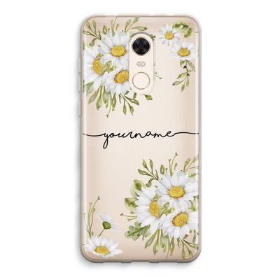 Daisies: Xiaomi Redmi 5 Transparant Hoesje