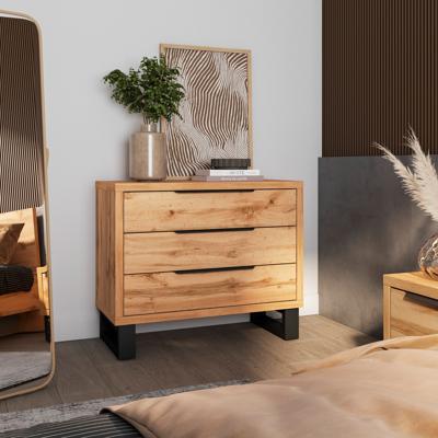 Home365 Ladekast Halmstad - Eiken - 3 Lades