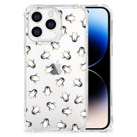 Doorzichtige Silicone Hoesje voor iPhone 14 Pro Pinguïn