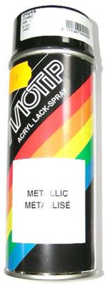 Motip spuitbus 400ml metallic-zwart