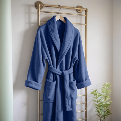 Hotelkwaliteit Badjassen Lichte Tinten Effen XL XXL Navy Dreamhouse - Dekbed-Discounter.nl
