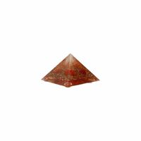 Orgonite Piramide Bergkristal/ Jaspis (90 mm)