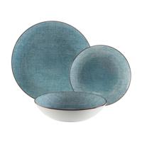 Serviesset Versa Blauw Porselein 18 Onderdelen