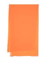 Alberta Ferretti foulard long en soie - Orange