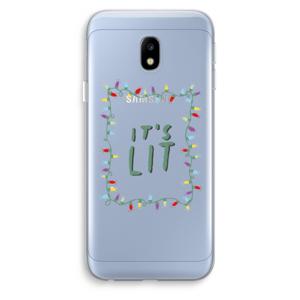 It's Lit: Samsung Galaxy J3 (2017) Transparant Hoesje