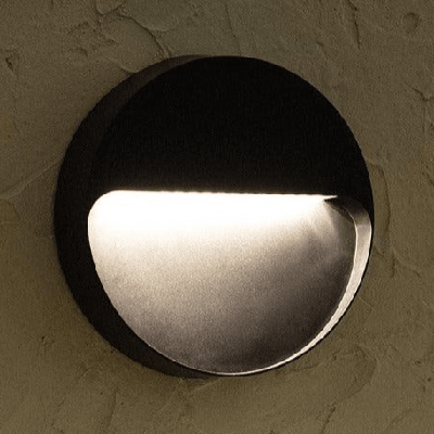 Wandlamp gevelverlichting &apos;Cebo&apos; 8W buitenlamp zwart 23 cm warm wit 3000k IP65