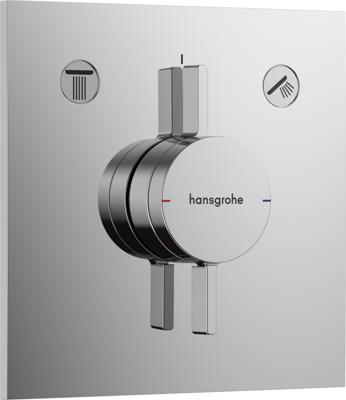 Hansgrohe DuoTurn E kraan inbouw voor 2 functies, chroom