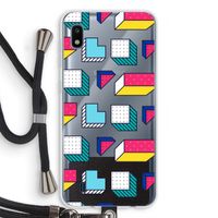 8-bit N°7: Samsung Galaxy A10 Transparant Hoesje met koord