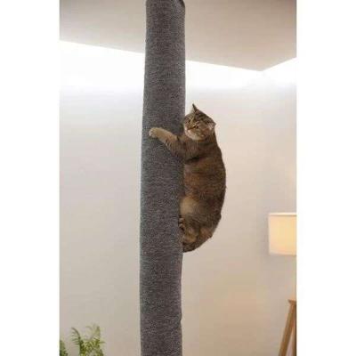 Klimtas voor katten - KERBL - TAPIJT - 16 x 16 x 240 cm - Plafondmontage - Polyester