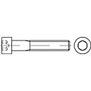 TOOLCRAFT TO-6855873 Cilinderkopschroef M4 12 mm Binnenzeskant (inbus) DIN 912 Staal 500 stuk(s)