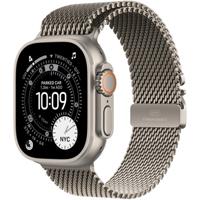 Apple Watch Ultra 3 GPS + Cellular 49mm met Milanese Loop - Medium Smartwatch Beige