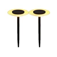 Set van 2 zonnebakens om op te plakken - LUMISKY - UFO - H35 cm - Warm witte LED