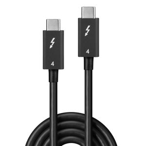 Lindy 31120 Thunderbolt-kabel 1 m 40 Gbit/s Zwart