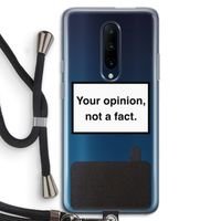 Your opinion: OnePlus 7 Pro Transparant Hoesje met koord