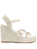 Jimmy Choo espadrilles compensées Dellena - Or - thumbnail