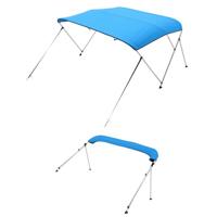 VEVOR Bimini Top Boothoes Bootdak Zonnescherm Blauw 3 Bogen 216-229cm