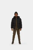 Malelions Donn Puffer Winterjas Kids Zwart - Maat 140 - Kleur: Zwart | Soccerfanshop Malelions Donn Puffer Winterjas Kids Zwart - Maat 140 - Kleur: Zwart | Soccerfanshop