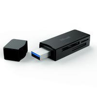 Trust Nanga Compacte USB-kaartlezer (USB 3.2) Desktop accessoire Zwart - thumbnail